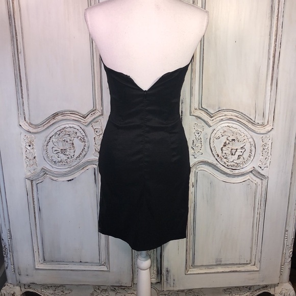 Jessica McClintock Strapless SunBurst Graphic Panels Dress Size 4 Prom, Wedding - Picture 6 of 9